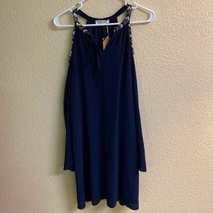 Blue bedazzled dress